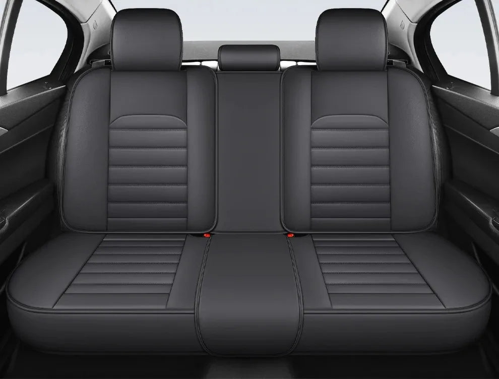 Ultra-Comfy & Durable Full-Wrap Leather Car Seat Covers – Premium Craftsmanship, All-Season, Universal Fit for Most Vehicles