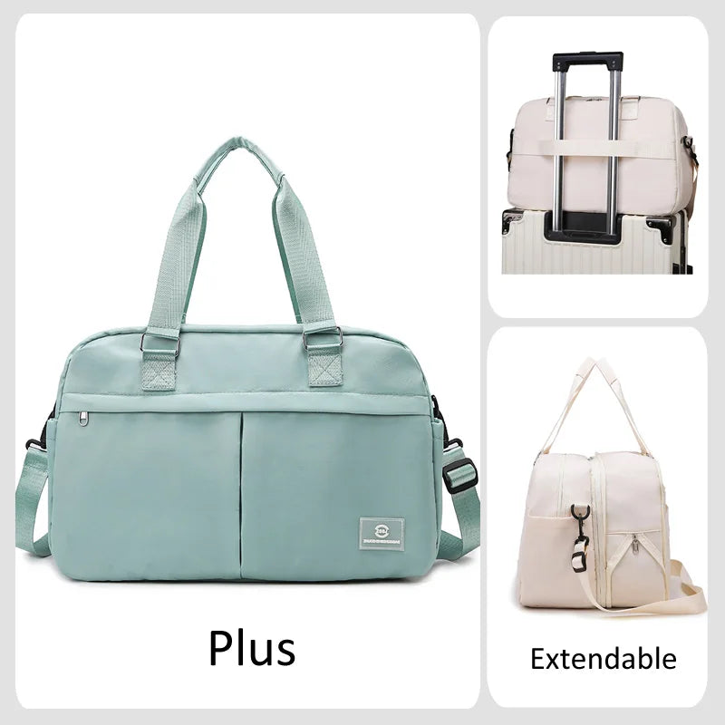 Extendable Travel Handbag Large Multi-layer Duffle Bag Travelling Luggage Storage Pack Bags Weekend Flight Carry On Handbag
