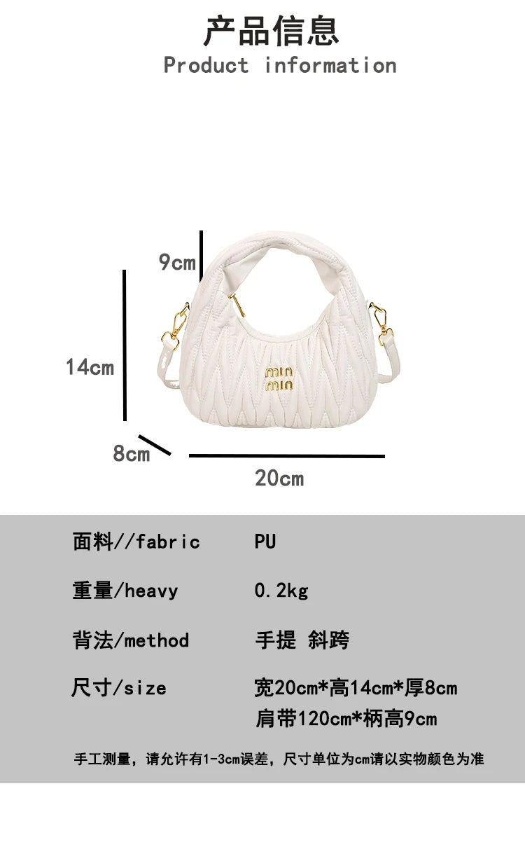 Luxury Brand Elegant Leather Messenger Bag For Ladies, Crossbody Shoulder Function Famous Designer Handbag