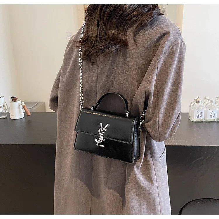 Designer style bag - 2025 hit product - Retro high-end evening bag Classic and versatile chain strap crossbody small square bag
