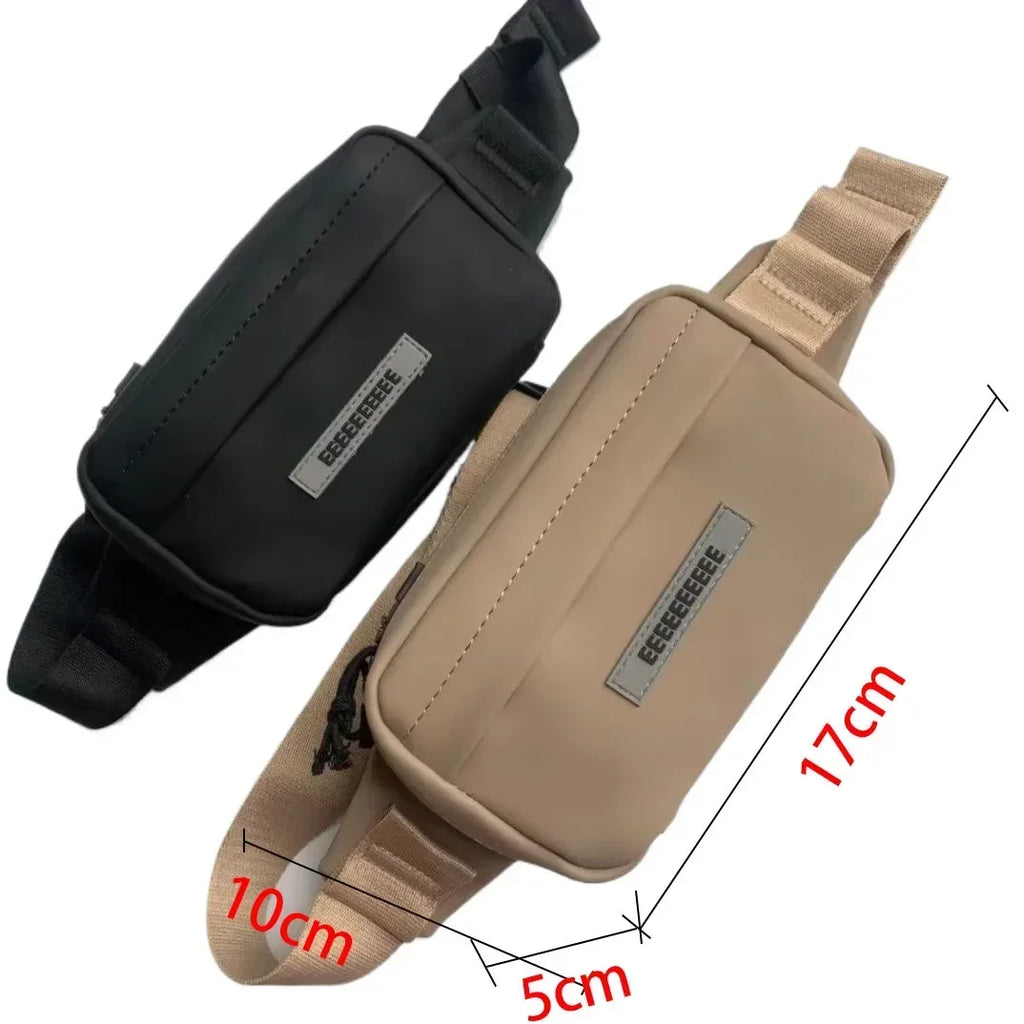 Luxury Design 3D Letters Crossbody Messenger Small Bag Unisex Belt Bag Versatile Travel Waterproof Purse Zipper Shoulder Bag