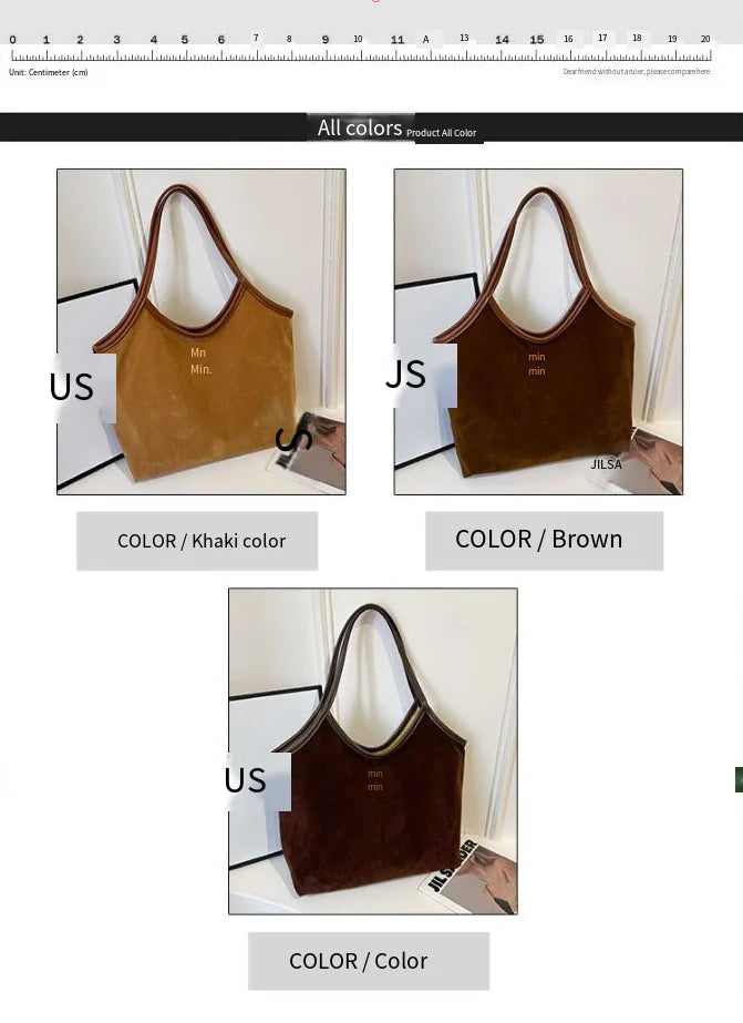 Lady tote bag - stylish, versatile, high-end, retro, large capacity at the armpit, single shoulder, suitable for daily commuting