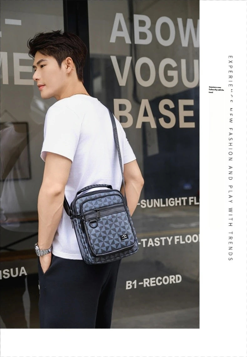 Luxury Brand Business Backpack New Men Bag High Quality Crossbody Bag Man's Handbag Shoulder Bag Multi-Functional Men Travel Bag