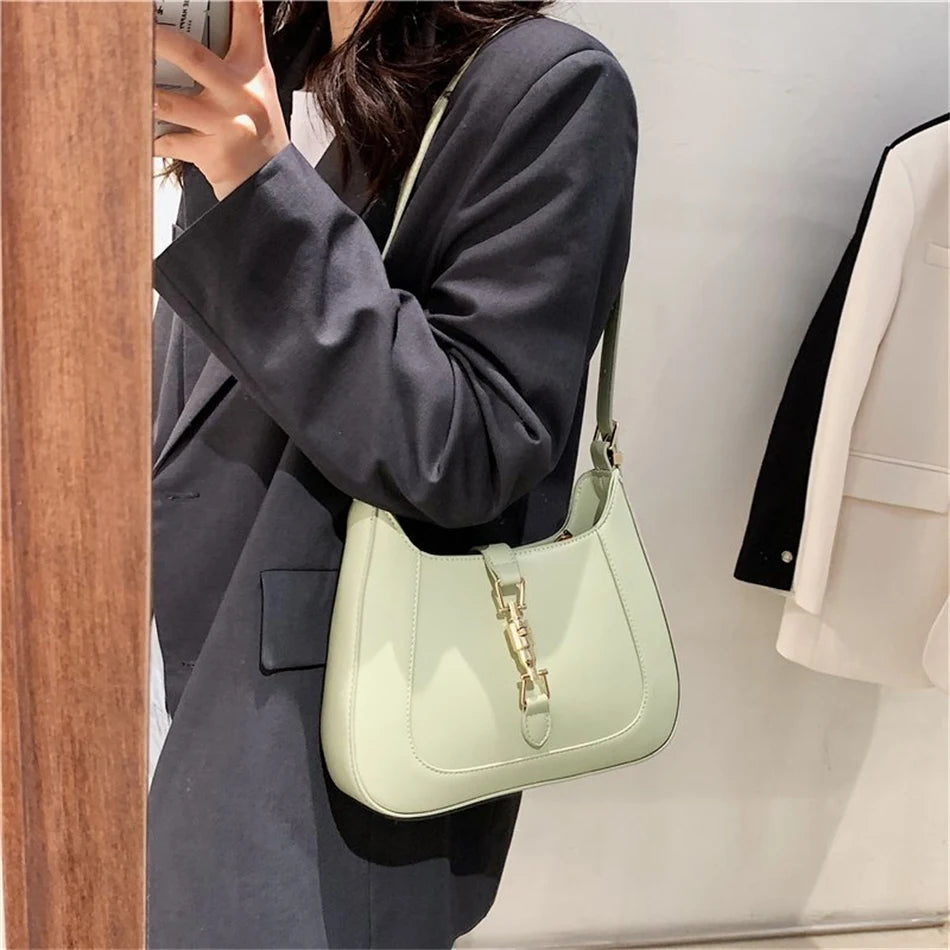 Luxury Brand Purses and Handbag Top End Quality Designer Leather Shoulder Crossbody Bag for Women 2022 Fashion Underarm Girl Sac