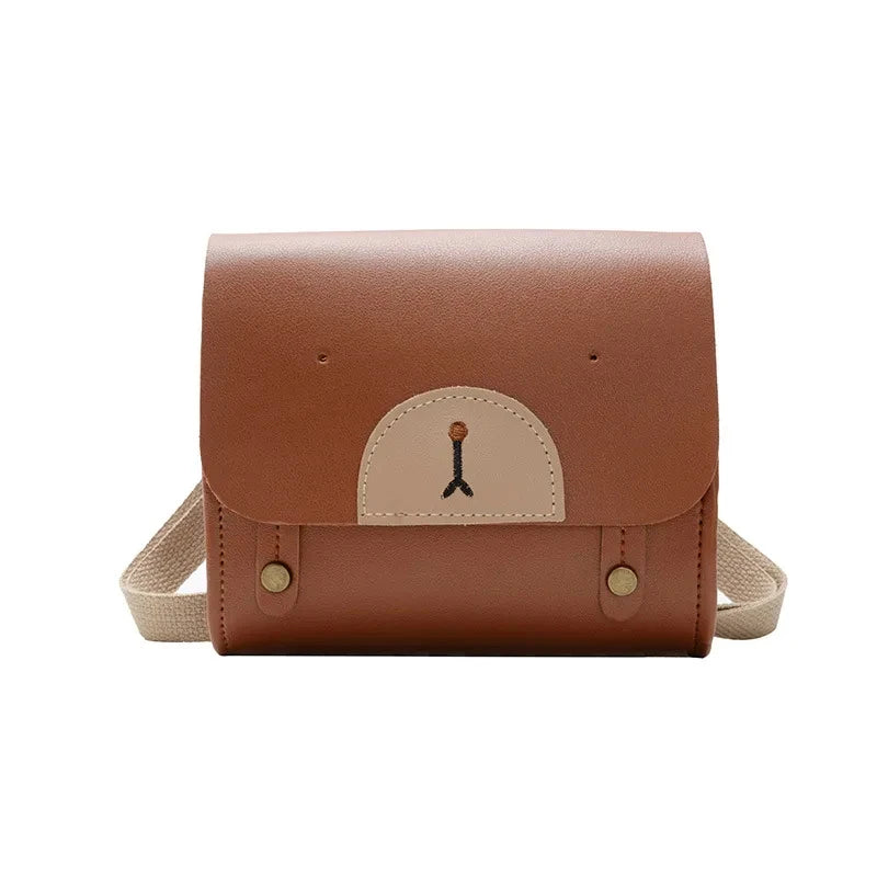 Bear Baby Backpack Bag PU Leather Infant Kindergarten Kids School Bags for Girls Boys Children Shoulder Bag 2-8Y Small Size