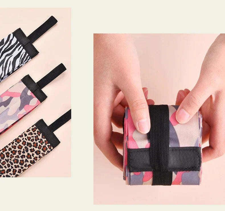 Women Shopper Bag Japanese Large Folding Tote Bag Travel Organizer Eco Shopping Bags Lady Market Bag Mujer Foldable Pouch Bolsos