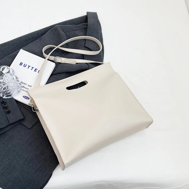 Luxury Design Fashion Laptop Bag For Woman Custom Name Business Office Daily Cross Body Briefcase Leather Large Capacity Handbag