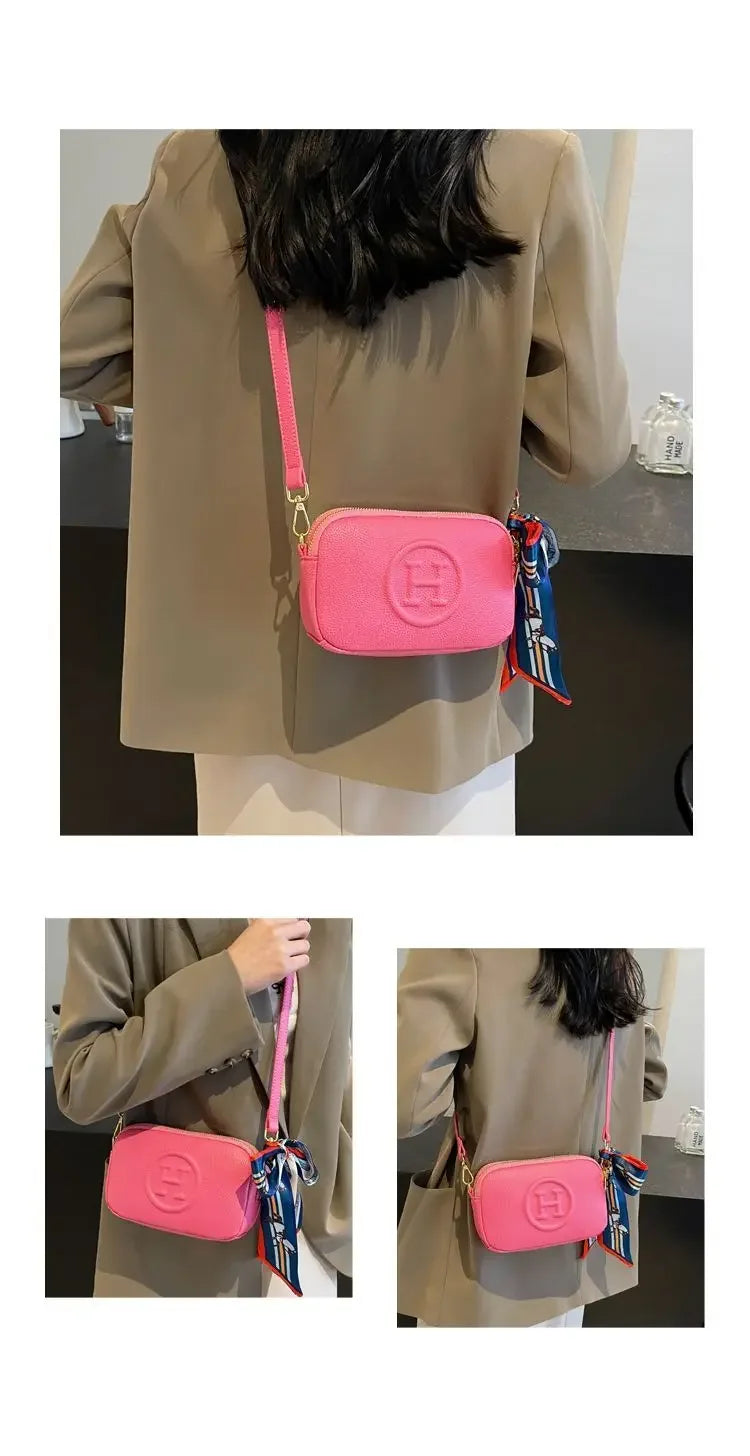 Bucket bag designer luxurious high appearance camera bag new zipper shoulder crossbody bag fashionable and versatile travel bag