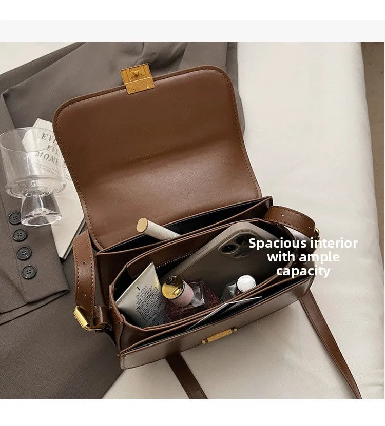 Fashionable Matte Ladies' Bag Versatile Crossbody Underarm Single Shoulder Bag Stylish Accessory for Casual Travel