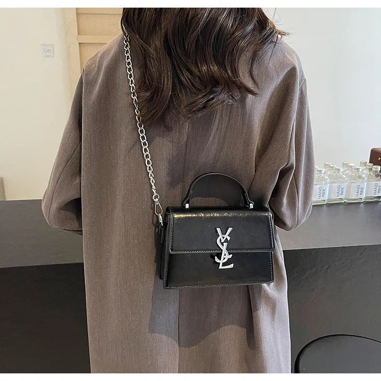 Designer style bag - 2025 hit product - Retro high-end evening bag Classic and versatile chain strap crossbody small square bag