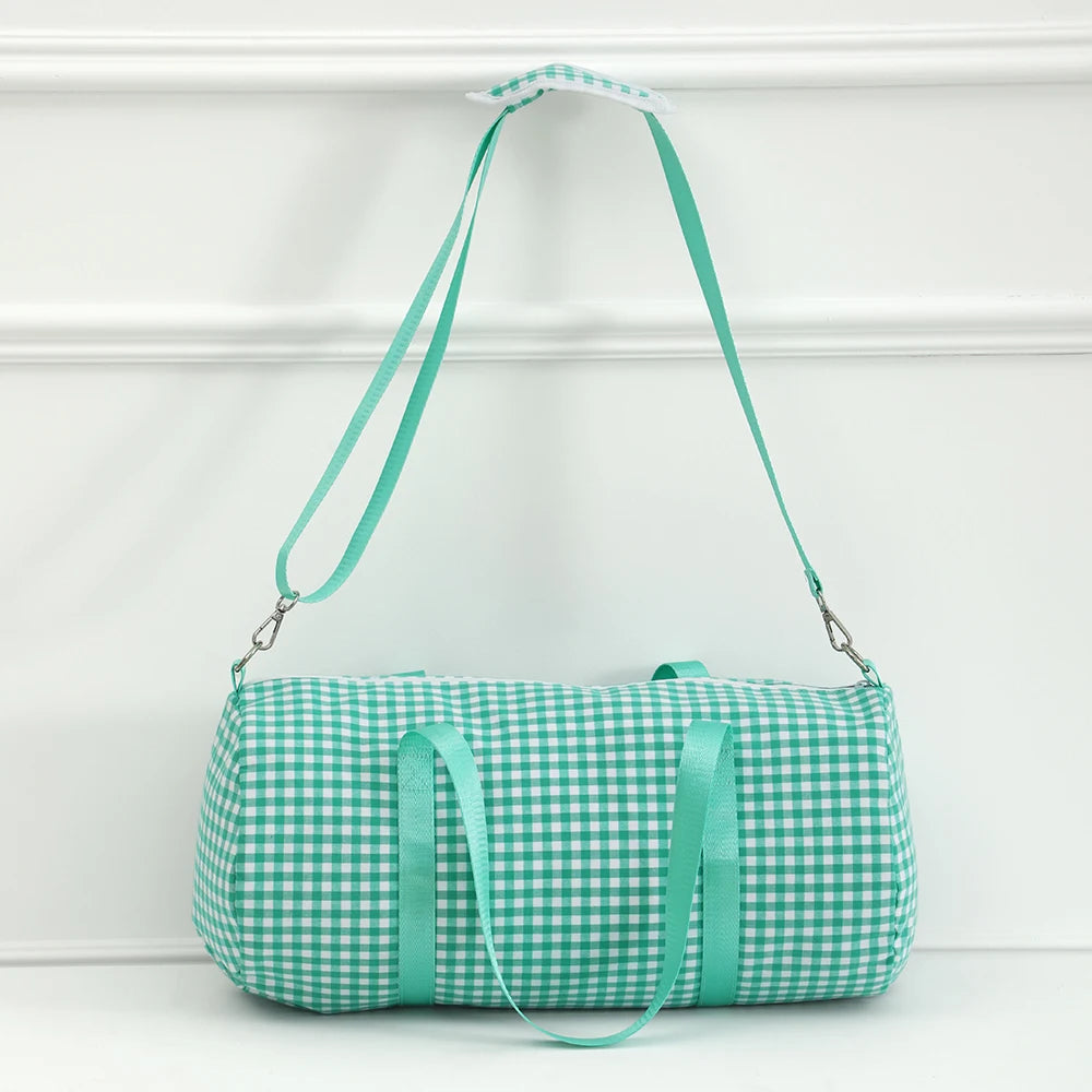 Plaid Duffel Bags For Boys Girls Early Elementary Carry-On Size & Ideal For School Or Overnight Travel Bag