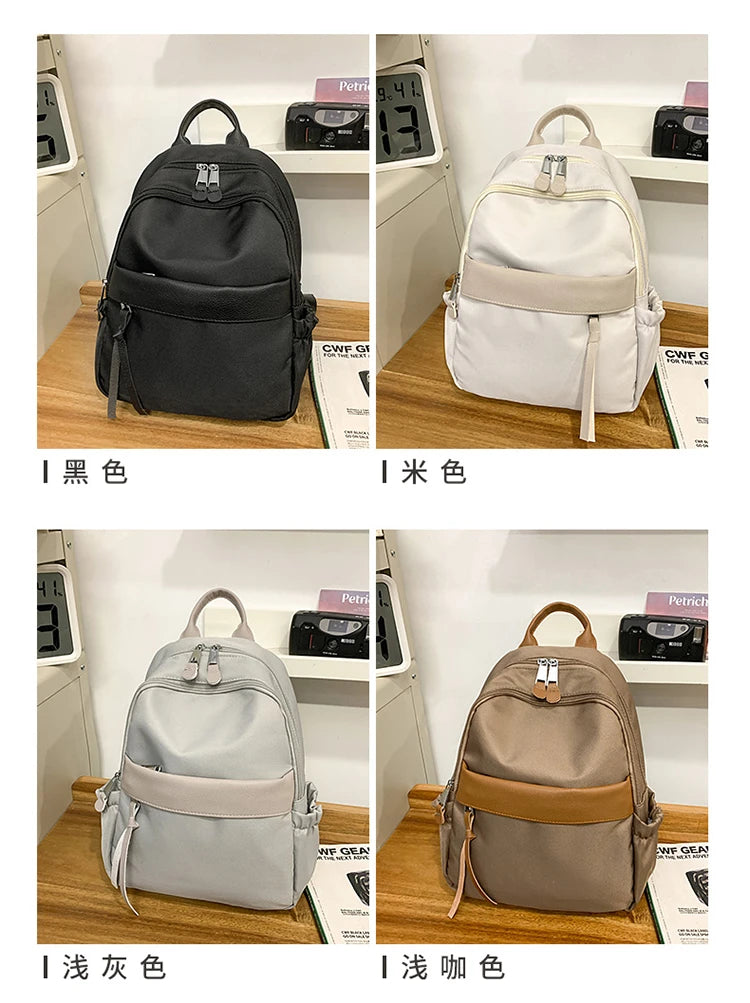 Luxury Brand Lady Fashion Backpacks High Quality Large Capacity Shoulder bags Waterproof Multi Functional Women's Handbags