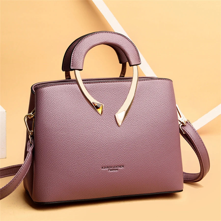 Luxury 3 Layers Handbag Women Bags Designer Vintage Ladies Shoulder Crossbody Bags 2025 Bolsa Feminina Messenger Casual Tote Sac