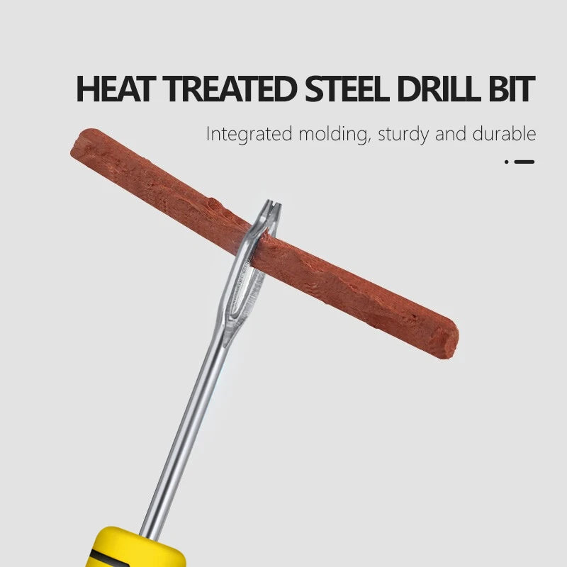 Car Tire Repair Tool Kit Vacuum Tyre patches maintenance special tool with Rubber Strips Glue Auto Bike Motorcycle Puncture Plug