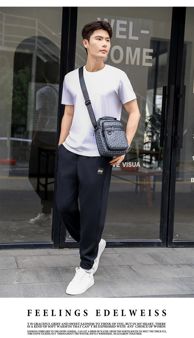 Luxury Brand Business Backpack New Men Bag High Quality Crossbody Bag Man's Handbag Shoulder Bag Multi-Functional Men Travel Bag