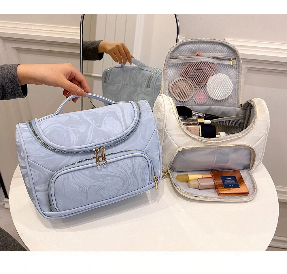 2025 New Luxury Portable Makeup Bag Cosmetics Storage Cases Large Capacity Organizer Travel Toiletry Wash Bag Multifunction Bags
