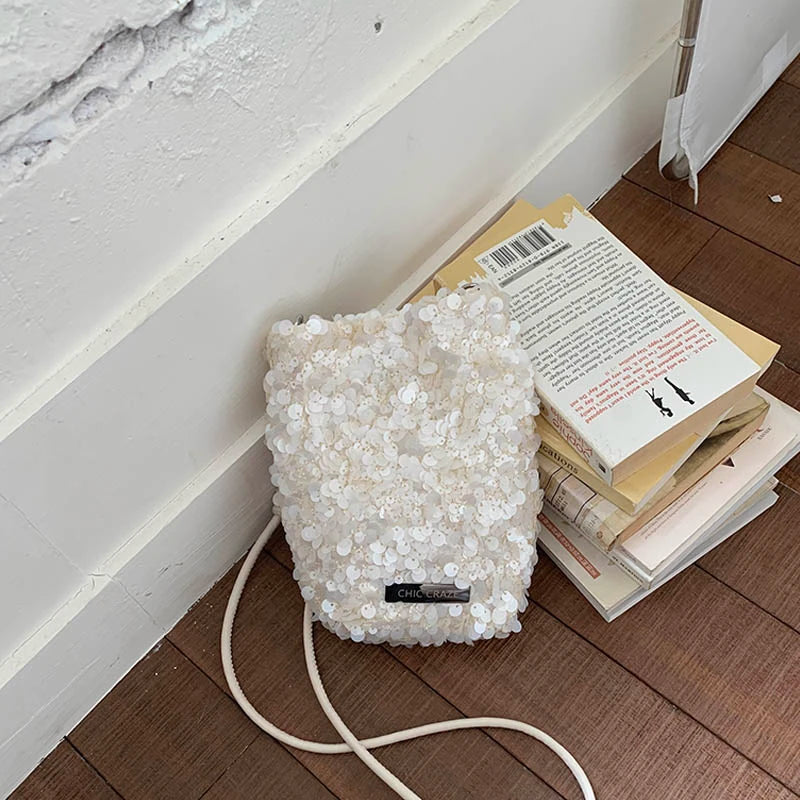 2025 New Large Sequined Bags for Women Are in Trend This Year – Large-Capacity Tote Bags with a Stylish Texture, Suitable as Sho