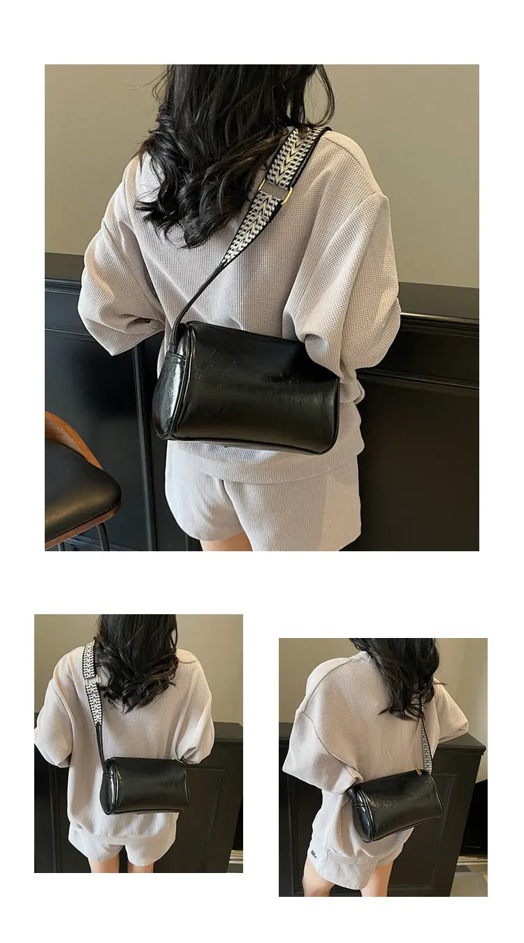 Luxury Brand Famous Designer Women's Tote Bag Elegant Leather Classic Crossbody Messenger Popular Ladies