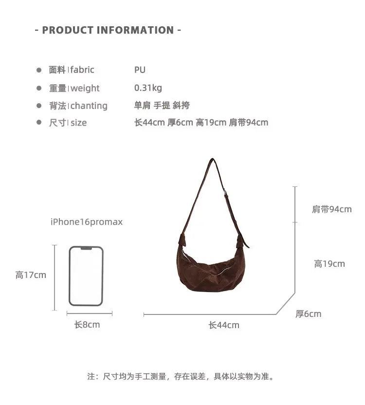 Luxury Crossbody Bag For Women Leather Shoulder Messenger Handbag Classic Elegant By Designer