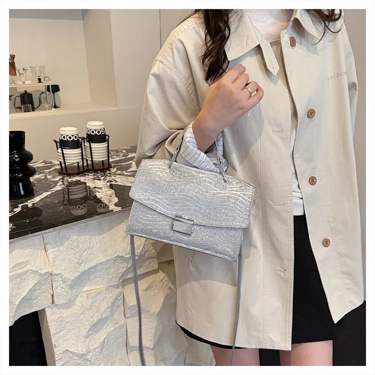 ‌2025 New Luxury Handbag - Crossbody/Shoulder Purse, Premium Leather Square Bag for Women, Stylish & Versatile Daily Accessory