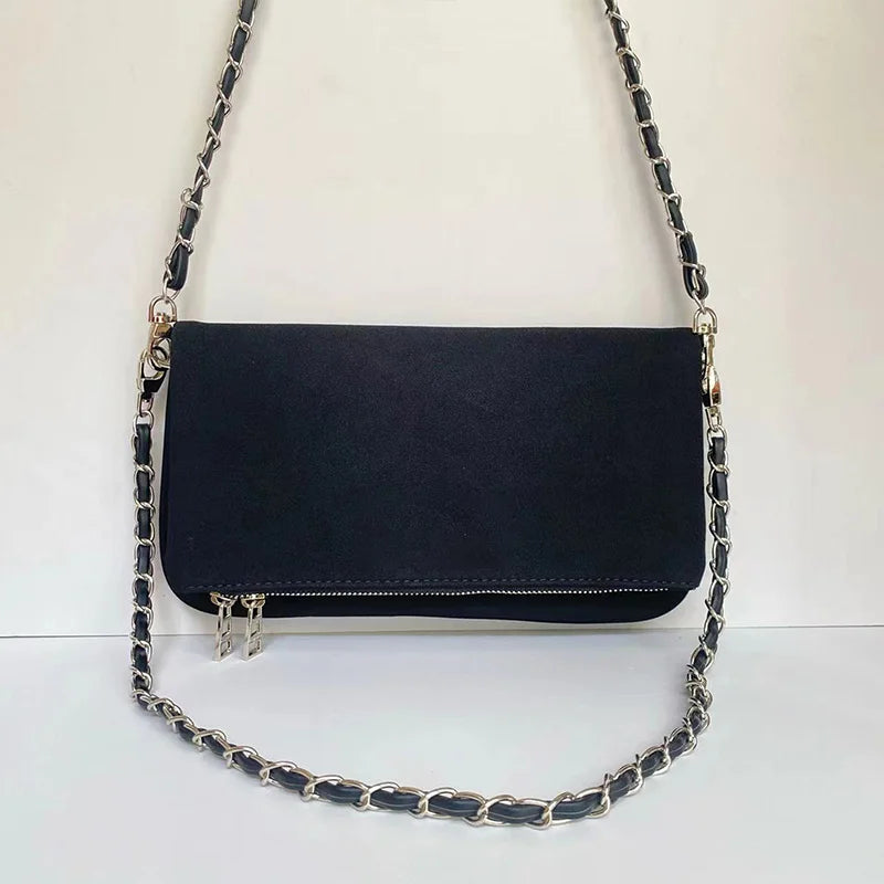 2025 New Fashion Women Wing Bag Classic Black Single-shoulder Envelope Zadigent Bag Luxurious Design Chain Crossbody Ladies Bag
