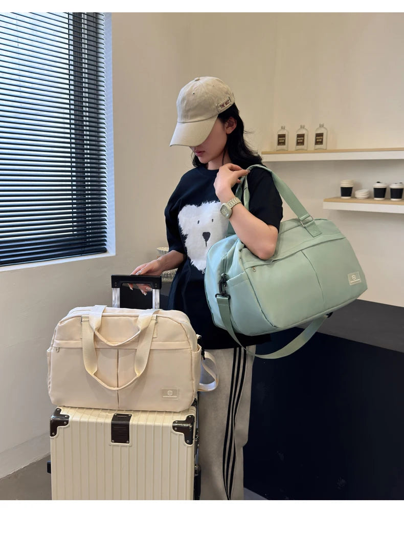 Extendable Travel Handbag Large Multi-layer Duffle Bag Travelling Luggage Storage Pack Bags Weekend Flight Carry On Handbag