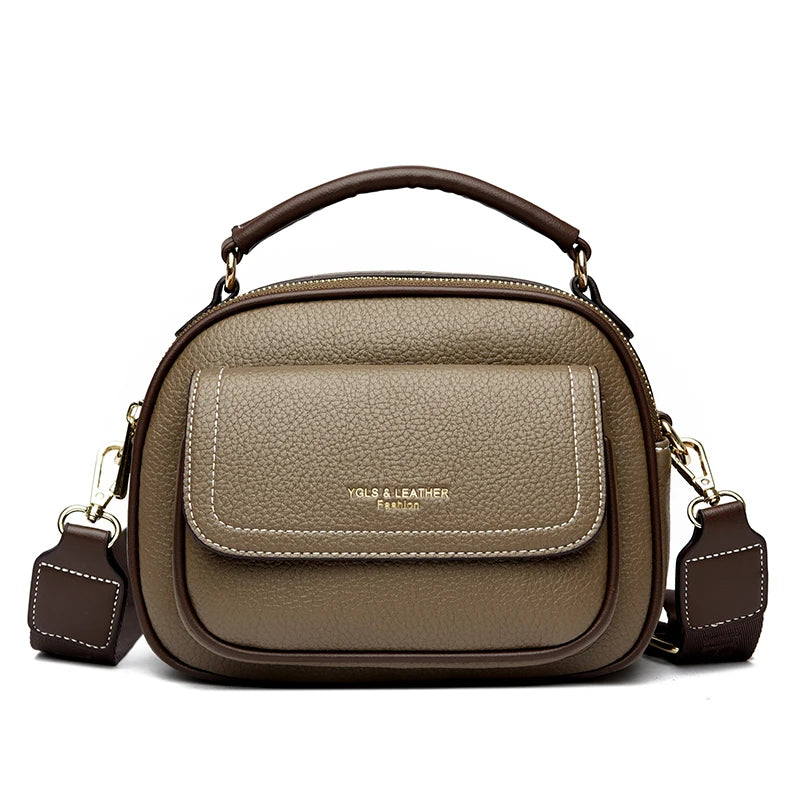 Underarm Bags New Women's Fashion Handbags Retro Solid Color PU Leather Shoulder Casual Women High-ranking Messenger Bags wallet