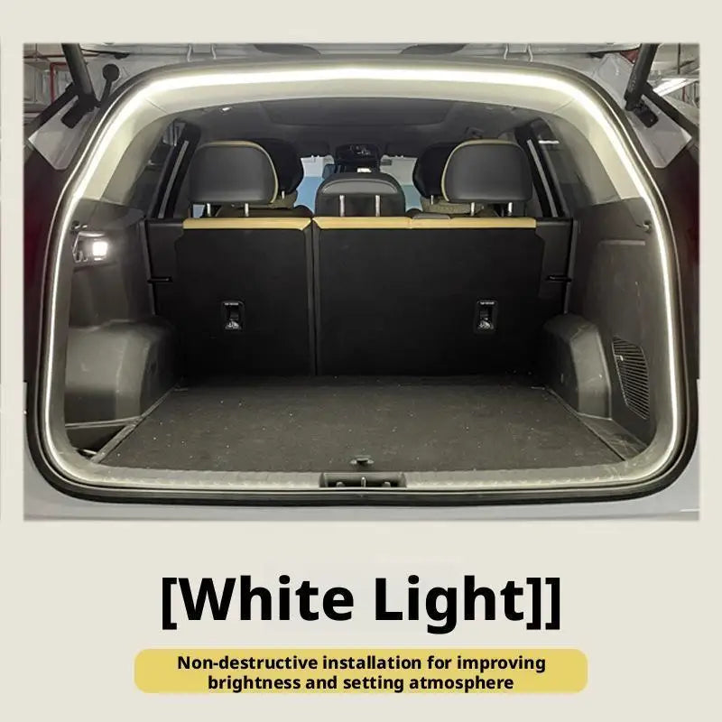 Car Trunk LED Light Strip - High-brightness, Auto-sensor & No Wiring, Ambient Decorative Light for Interior Modification