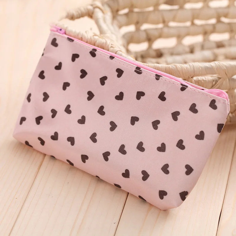 Simple Cosmetic Bag Fashion Women Makeup Bags Cosmetics Bag for Travel Lady Washing Toiletry Pouch Bags