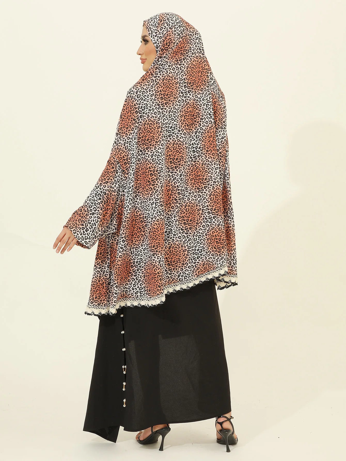 Islamic Clothing for Women | Abaya Dress with Hijab Set | Muslim Prayer Clothes for Hajj and Everyday Wear，Suitable For , Prayer