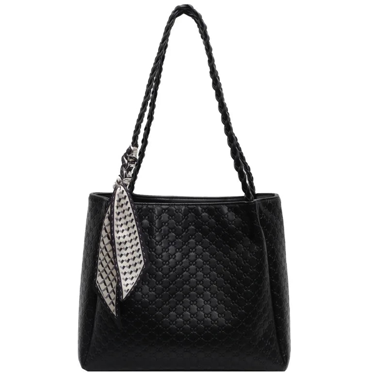 Fashion Tote Bag for Women Large Capacity Shoulder Purse Designer Handbag Simple Style Casual Office Commute Daily Use