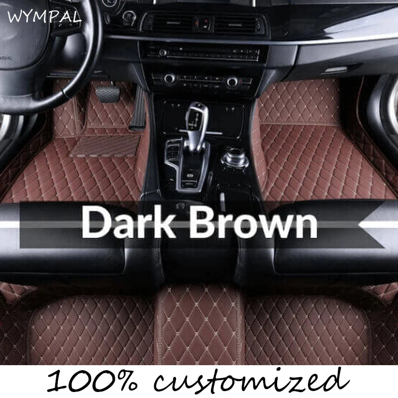 Custom Car Floor Mat for Audi A6 C7 Sedan sportback Allroad Avant 2007 2008 2009 2010 2012 2013 2014 2015 2016 2017 2018 styling