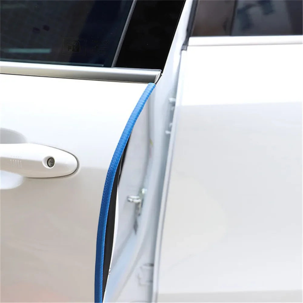 Car Door Protector Edge  With Steel CarstylingScratch Strip Guard Trim Automobile Door Noise reduction Anti Collision Protection