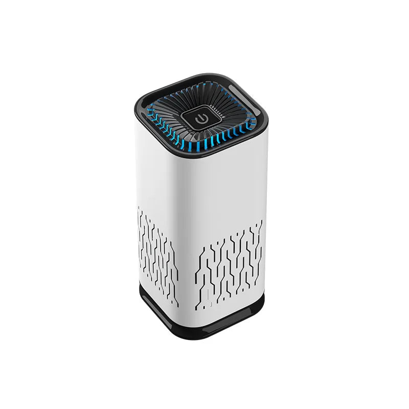 MINI Car HEPA Air Purifier Remove Smoke Odor Formaldehyde Negative Ion Air Cleaner for Car Bedroom Aromatherapy Purification New