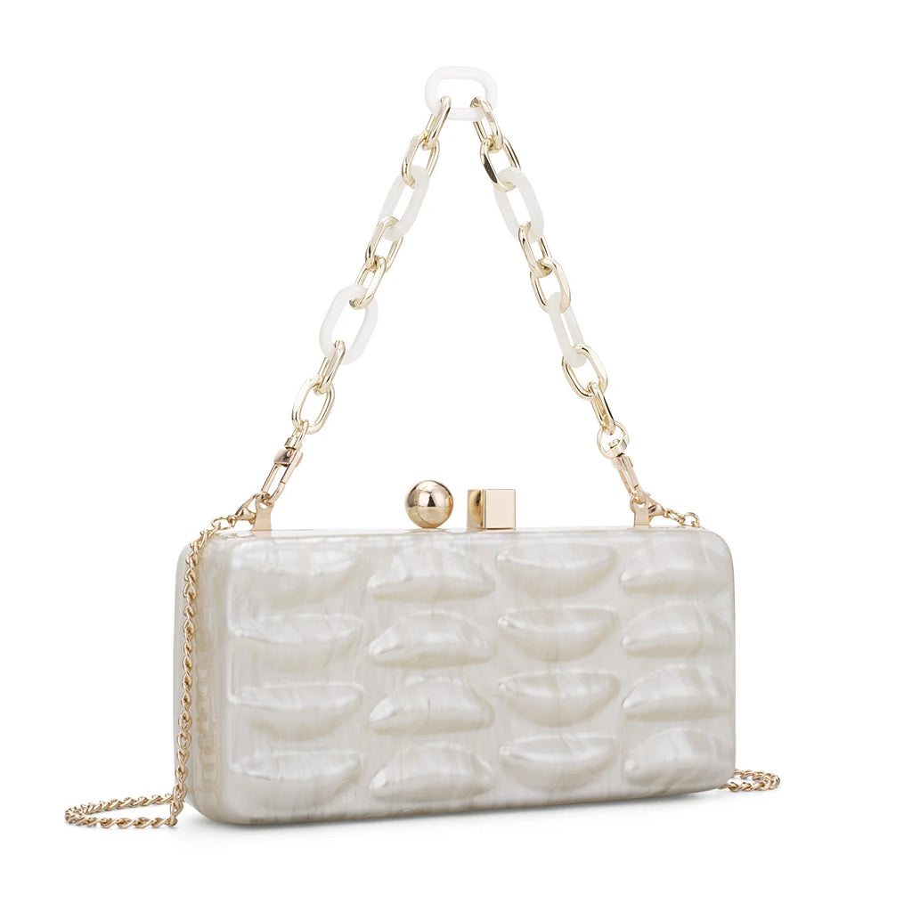 Luxury Evening Bag For Women Elegant Acrylic Hard Surface Ladies Clutch 5 Color Hangbag Party Wedding Shoulder Bags 2024 Fashion