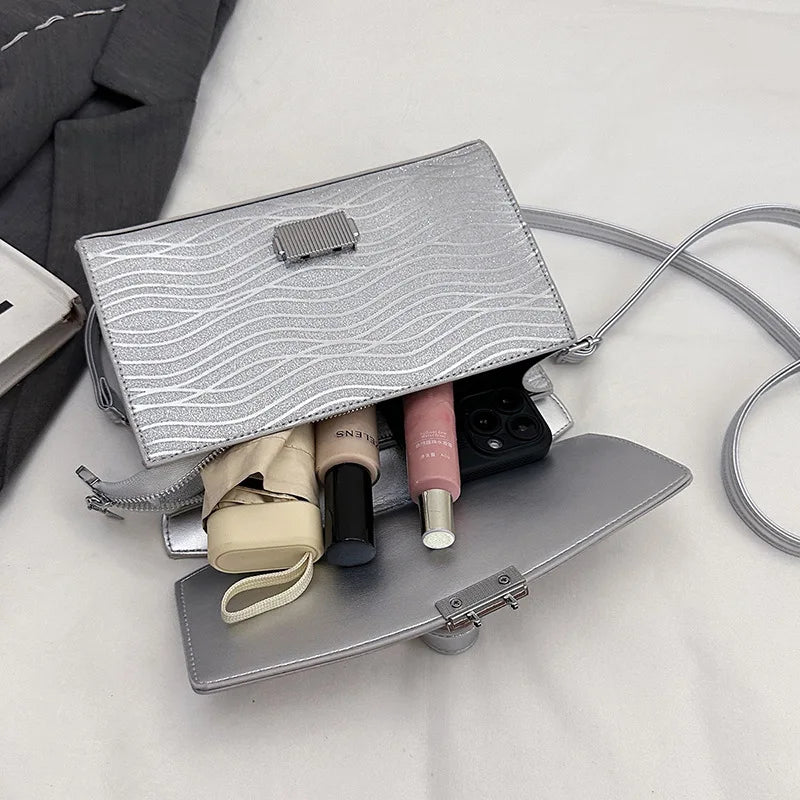 ‌2025 New Luxury Handbag - Crossbody/Shoulder Purse, Premium Leather Square Bag for Women, Stylish & Versatile Daily Accessory