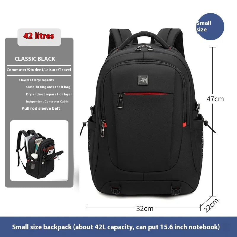Backpack Primary School Middle School Students High School Bags Large Capacity Ultra-light Load Reduction Outdoor Travel Busines