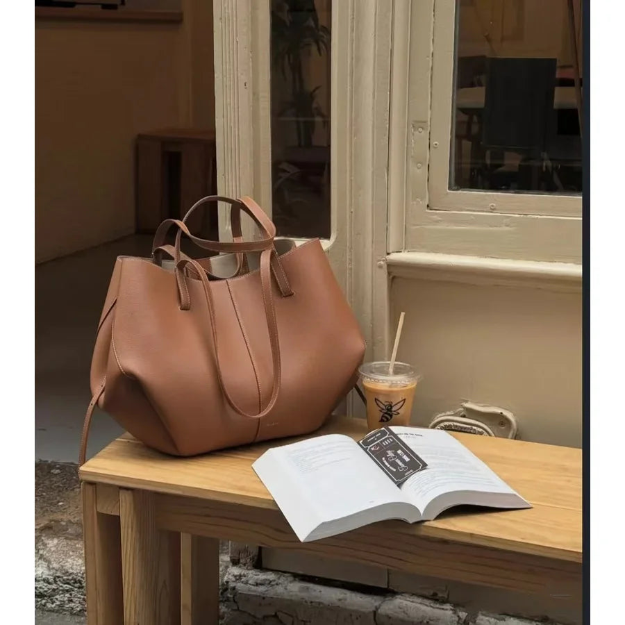 Luxury Tote Bag For Women's Commuting Handbag Large Capacity Multifunctional Bag Hand-held Single Shoulder Armpit Bag For Women