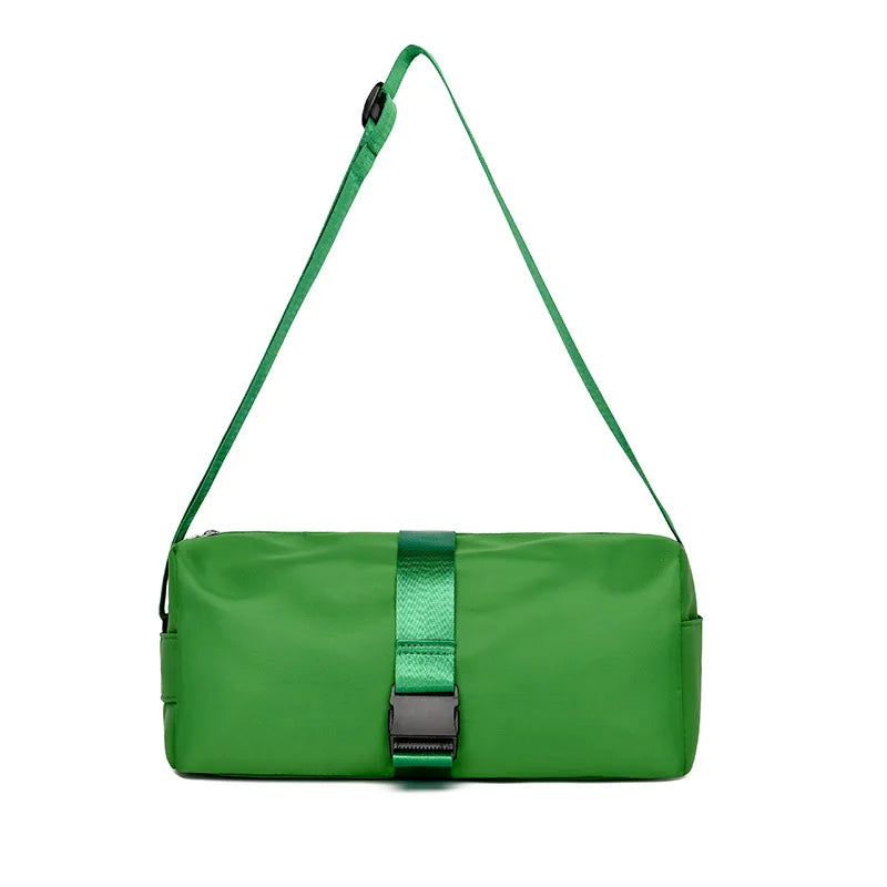 New Fashion Gym Bags Women Sports Fitness Bag Women's High Capacity Simple Solid Color Outdoor Sport Leisure Shoulder Toast Bag