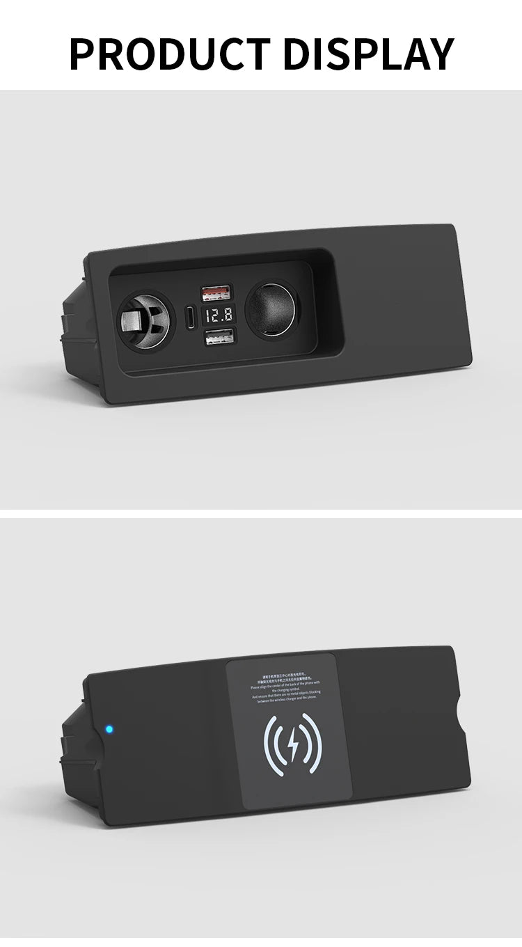 Car wireless charger for Audi A6 C7 A7 S6 RS6 S7 RS7 2011-2018 phone fast charging pad mobile holder charge accessories interior