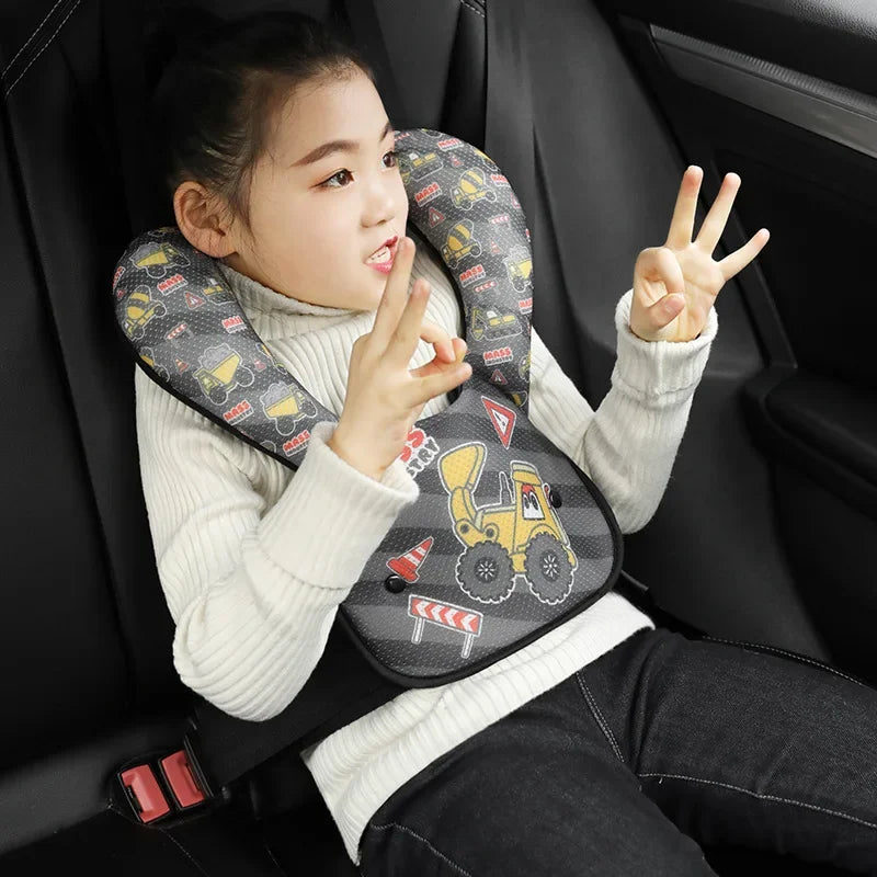 Kids Seatbelt Cushion Seat Belt Pillow Shoulder Pads Cushion Car Seat Strap Covers Protective and Lightweight for Boys And