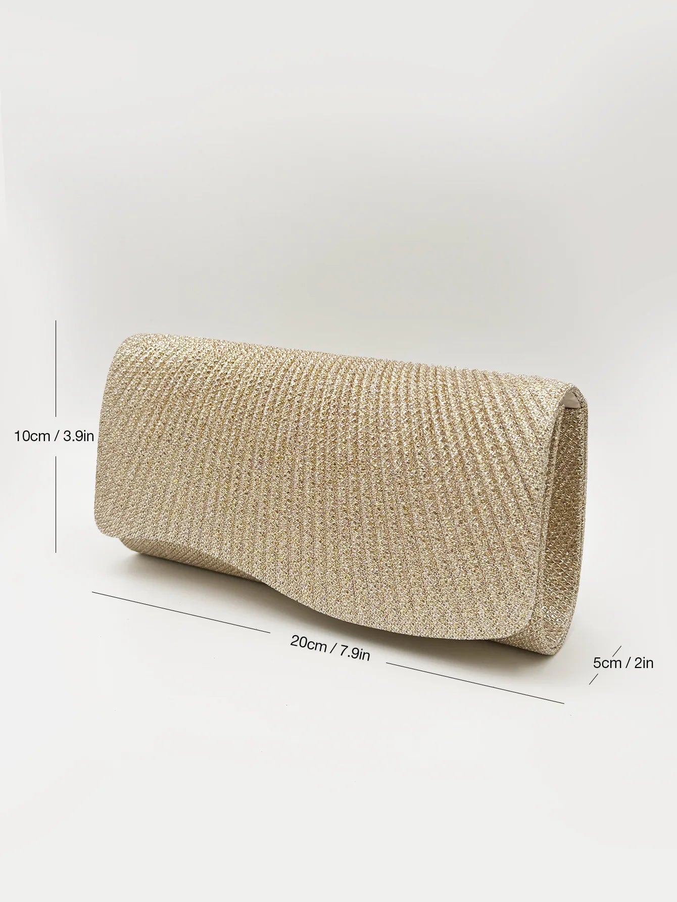 Women Envelope Evening Bag Glitter Ladies Chain Shoulder Bags Shiny Silver Long Purse Female Wedding Party Clutches Mini Handbag