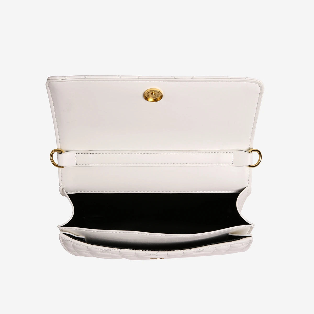 Luxury Black Quilted Handbag Women's Chain Shoulder Bag Designer Crossbody Bags for Women Ladies Elegant Sling Bag for Daily