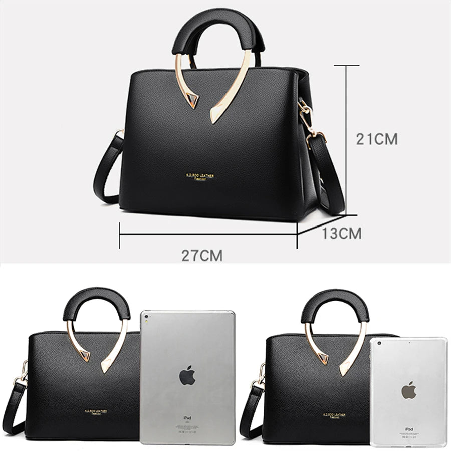 Luxury 3 Layers Handbag Women Bags Designer Vintage Ladies Shoulder Crossbody Bags 2025 Bolsa Feminina Messenger Casual Tote Sac