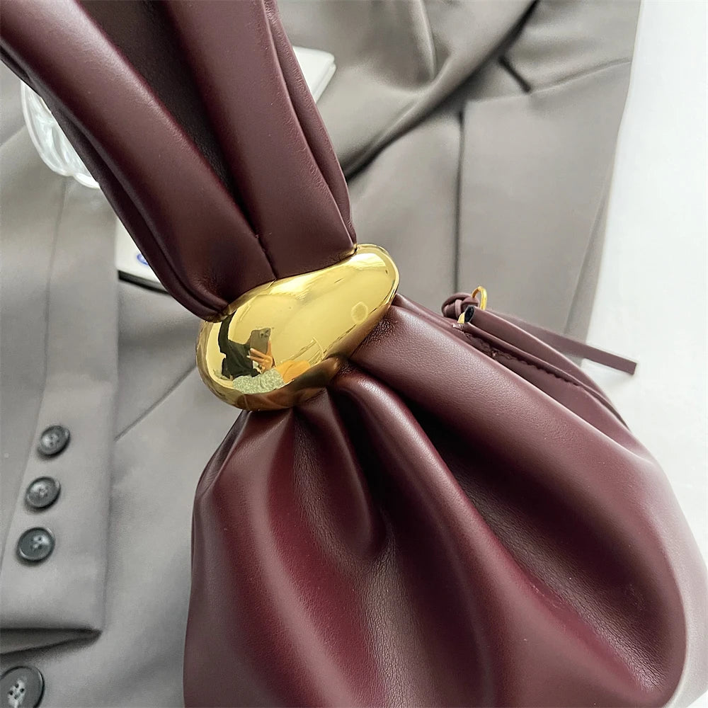 MOODS Elegant Evening Bags For Women 2024 Luxury Designer Purses And Handbags Soft PU Leather Wedding Dinner Party Clutch Purse