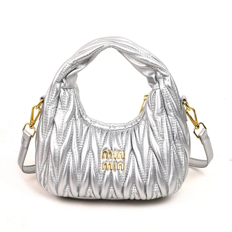 Luxury Brand Elegant Leather Messenger Bag For Ladies, Crossbody Shoulder Function Famous Designer Handbag