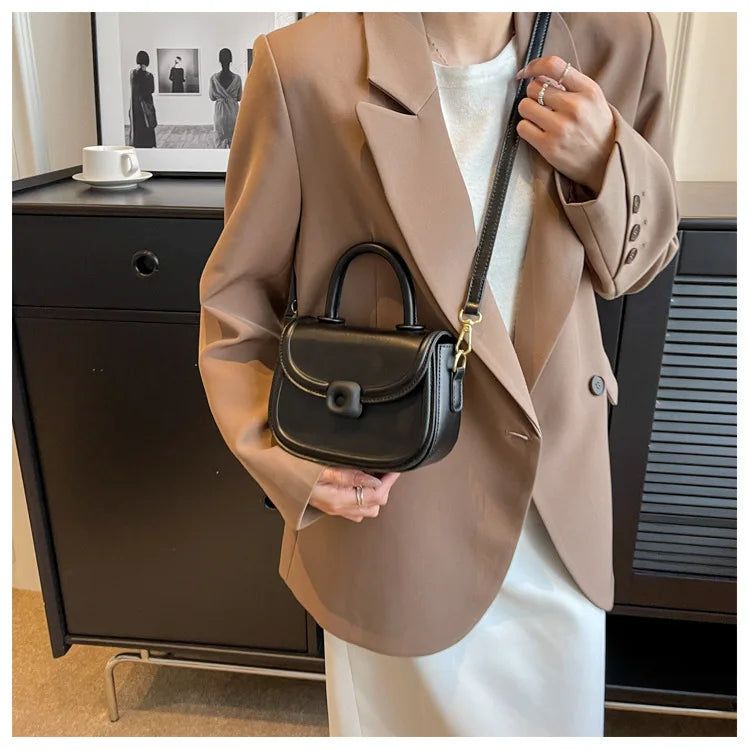 Luxury Women's Multi-functional Small Messenger Bag,high-end Texture Fashionable Square Handbag Trendy Handheld and One Shoulder