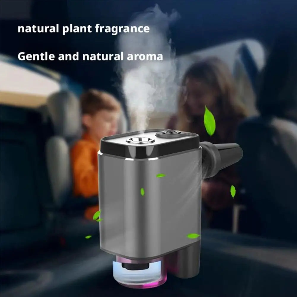 Smart Car Aromatherapy Diffuser Essential Oil Mist Humidifier Air Freshener Vent Clip Fragrance Diffuser For Auto Aromatherapy