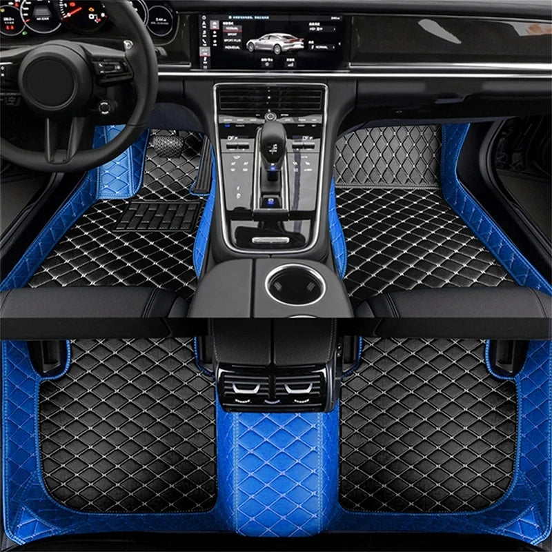 Car Floor Mats For Ford Fiesta Mk6 Mark VI Mk7 WS WT WZ 2009~2016 Anti-dirt Pads Car Carpet Non-slip Auto Rug Car Accessories