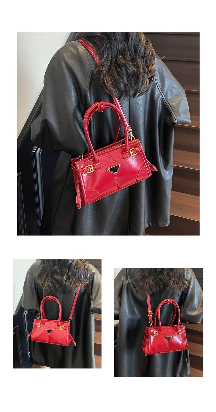 New Model In 2025 Underarm Comfortable Charming Graceful Retro Popular Maillard Style Exquisite Shopping Bag